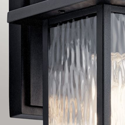 Kichler - Екстериорен аплик CAPPANNA 1xE27/60W/230V IP44 черен