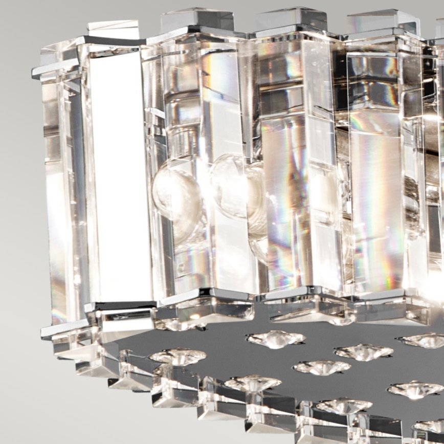 Kichler - LED Пендел за баня CRYSTAL SKYE 12xG9/3W/230V IP44