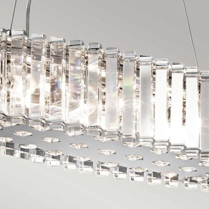 Kichler - LED Пендел за баня CRYSTAL SKYE 8xG9/3W/230V IP44