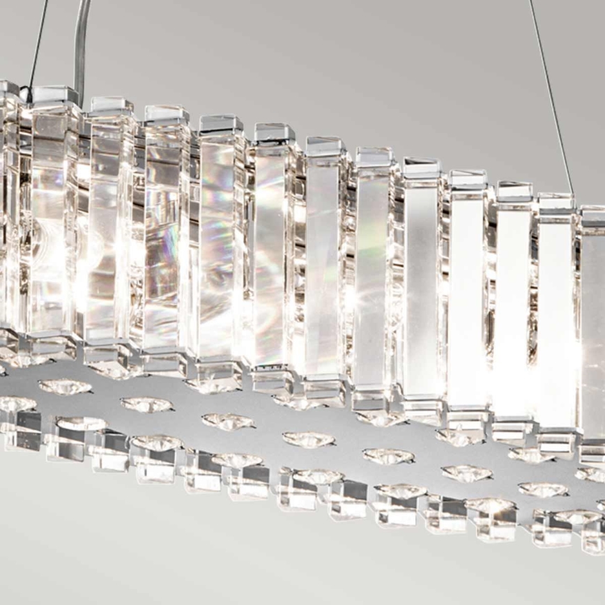 Kichler - LED Пендел за баня CRYSTAL SKYE 8xG9/3W/230V IP44