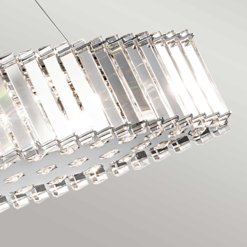 Kichler - LED Пендел за баня CRYSTAL SKYE 8xG9/3W/230V IP44