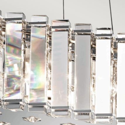 Kichler - LED Пендел за баня CRYSTAL SKYE 8xG9/3W/230V IP44