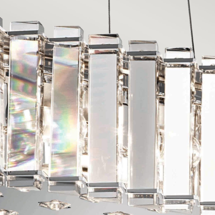 Kichler - LED Пендел за баня CRYSTAL SKYE 8xG9/3W/230V IP44