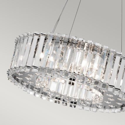 Kichler - LED Пендел за баня CRYSTAL SKYE 6xG9/3W/230V IP44