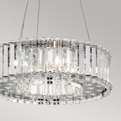 Kichler - LED Пендел за баня CRYSTAL SKYE 6xG9/3W/230V IP44