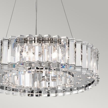 Kichler - LED Пендел за баня CRYSTAL SKYE 8xG9/3W/230V IP44