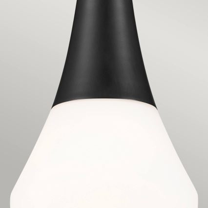 Kichler - Таванен полилей на прът DEELA 1xE27/60W/230V Ø 17,8 см черен