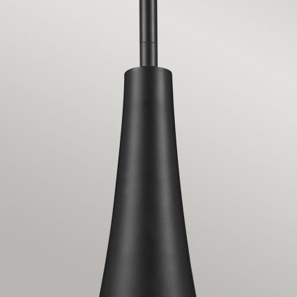 Kichler - Таванен полилей на прът DEELA 1xE27/60W/230V Ø 17,8 см черен
