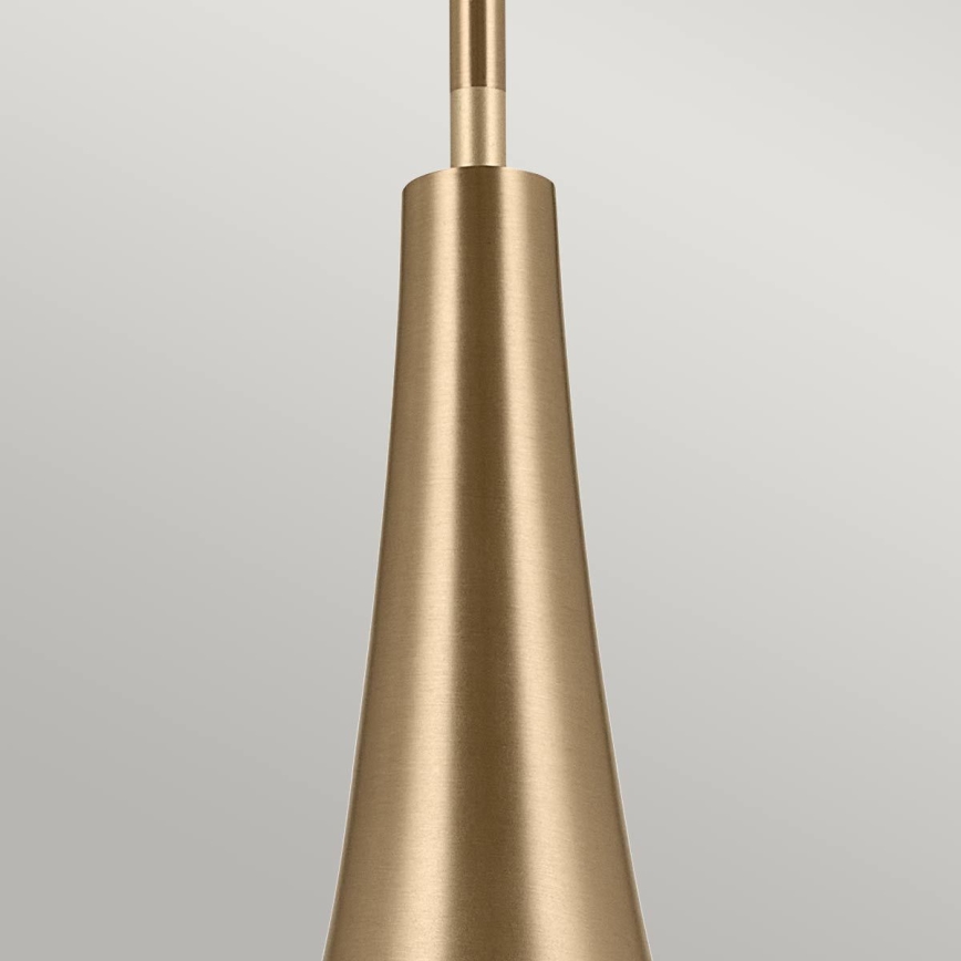 Kichler - Висящ полилей DEELA 1xE27/60W/230V Ø 17,8 cm месинг