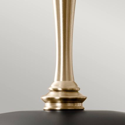 Kichler - Пендел DELAROSA 1xE27/60W/230V черен/месинг