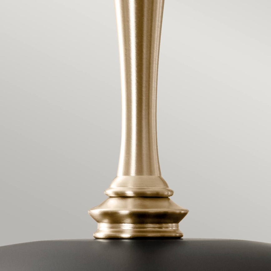 Kichler - Пендел DELAROSA 1xE27/60W/230V черен/месинг