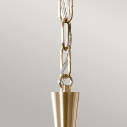 Kichler - Пендел DELAROSA 1xE27/60W/230V черен/месинг