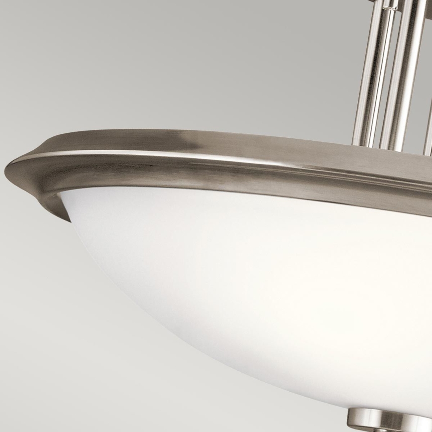 Kichler - Полилей за повърхностен монтаж DREYFUS 3xE27/60W/230V матов хром