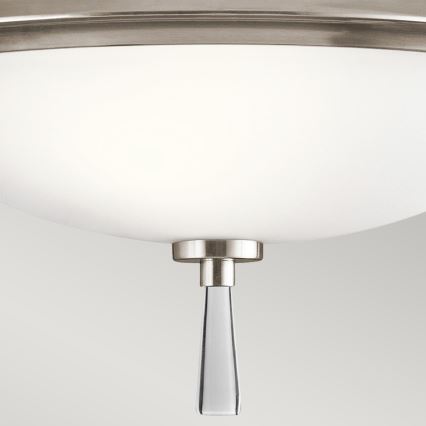 Kichler - Полилей за повърхностен монтаж DREYFUS 3xE27/60W/230V матов хром