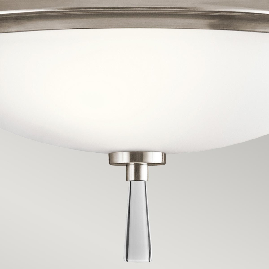 Kichler - Полилей за повърхностен монтаж DREYFUS 3xE27/60W/230V матов хром
