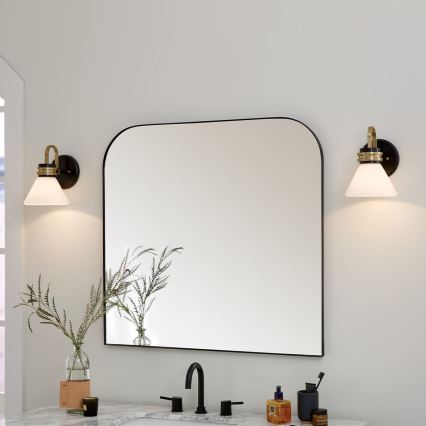 Kichler - LED Аплик за баня FARUM 1xG9/3W/230V IP44 черен/месинг