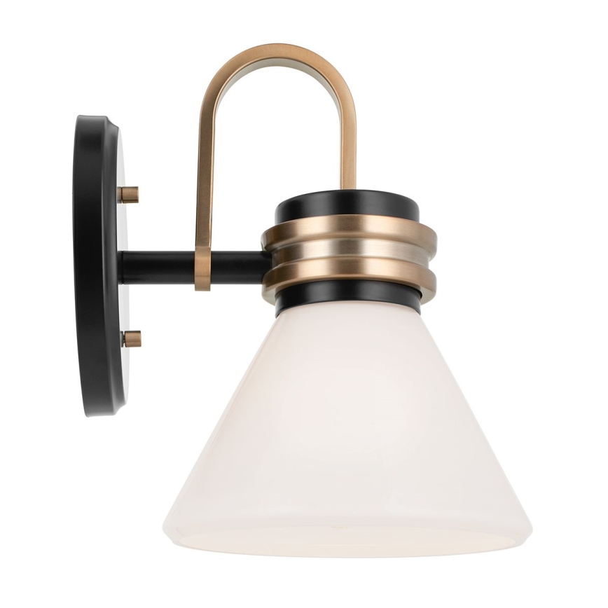Kichler - LED Аплик за баня FARUM 1xG9/3W/230V IP44 черен/месинг