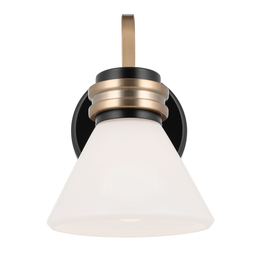 Kichler - LED Аплик за баня FARUM 1xG9/3W/230V IP44 черен/месинг