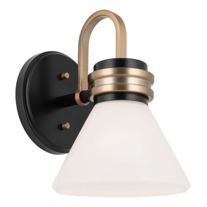 Kichler - LED Аплик за баня FARUM 1xG9/3W/230V IP44 черен/месинг