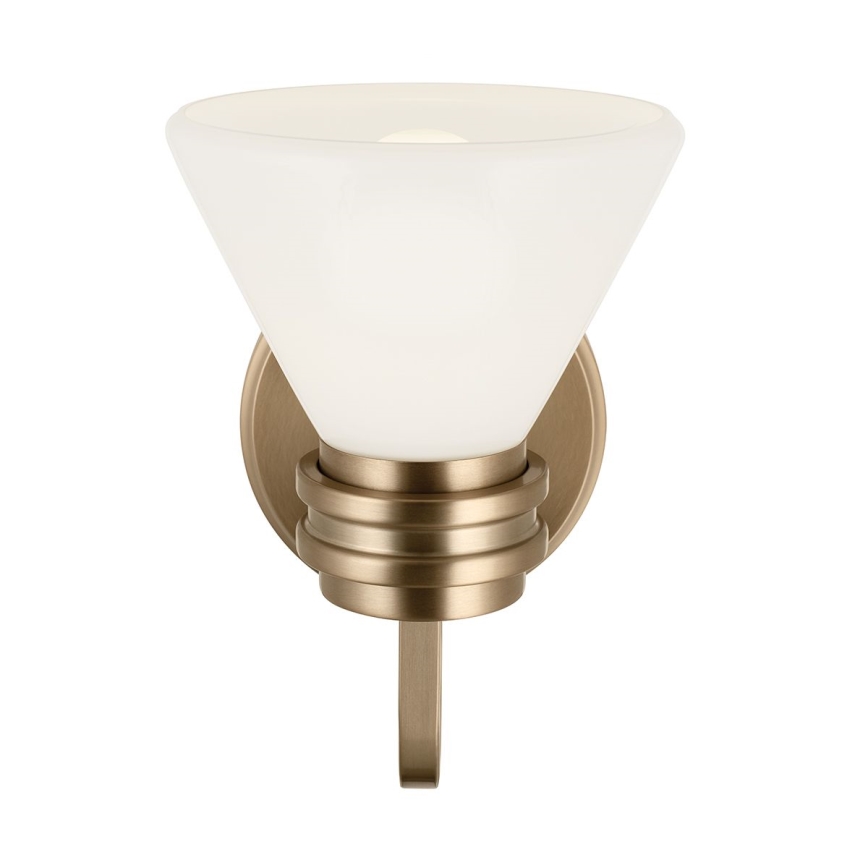 Kichler - LED Аплик за баня FARUM 1xG9/3W/230V IP44 месинг