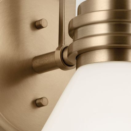 Kichler - LED Аплик за баня FARUM 1xG9/3W/230V IP44 месинг