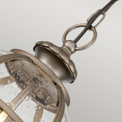 Kichler - Външен полилей с верижно окачване HALLERON 3xE14/40W/230V IP44