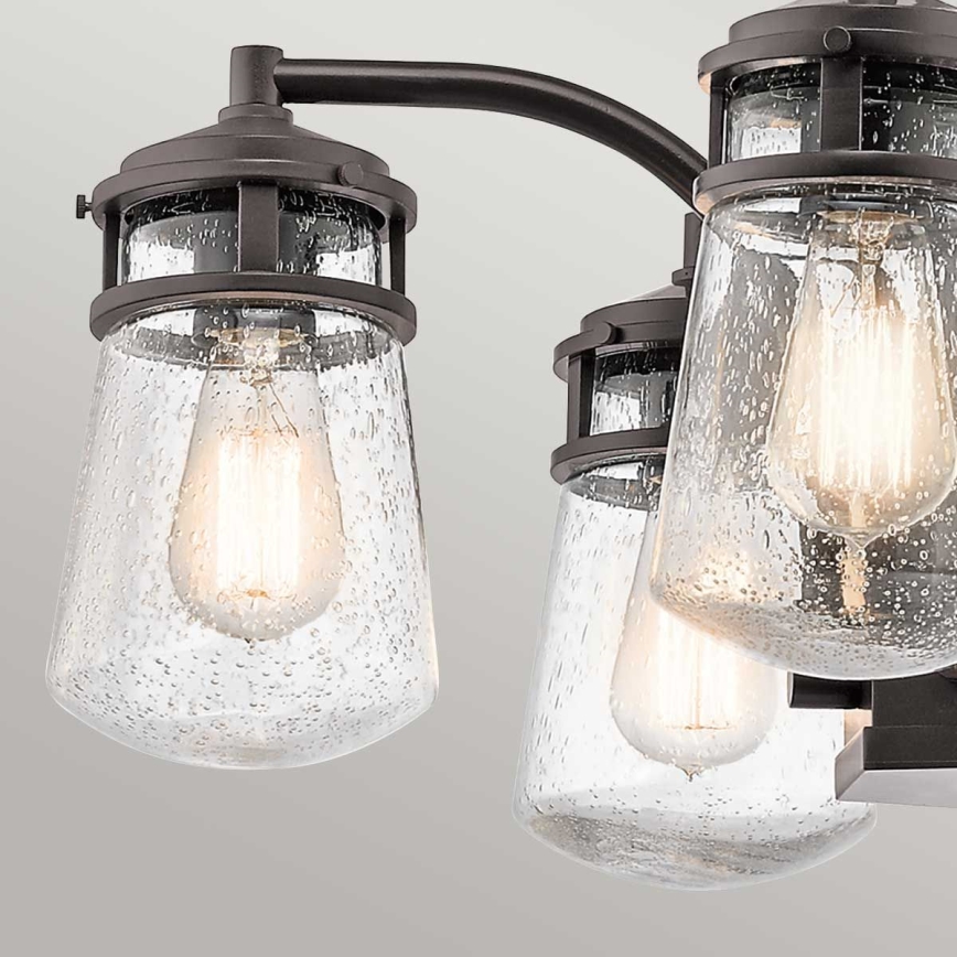 Kichler - Екстериорен полилей на прът LYNDON 5xE27/60W/230V IP44