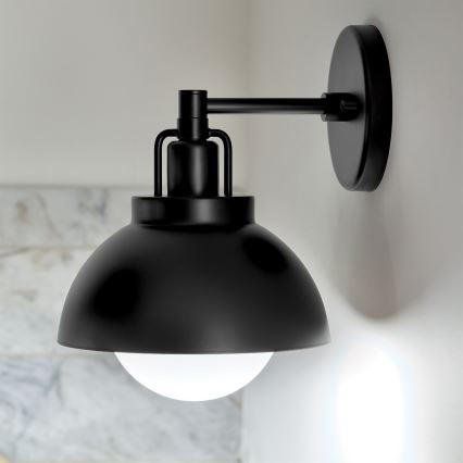 Kichler - Аплик NIVA 1xE27/40W/230V черен