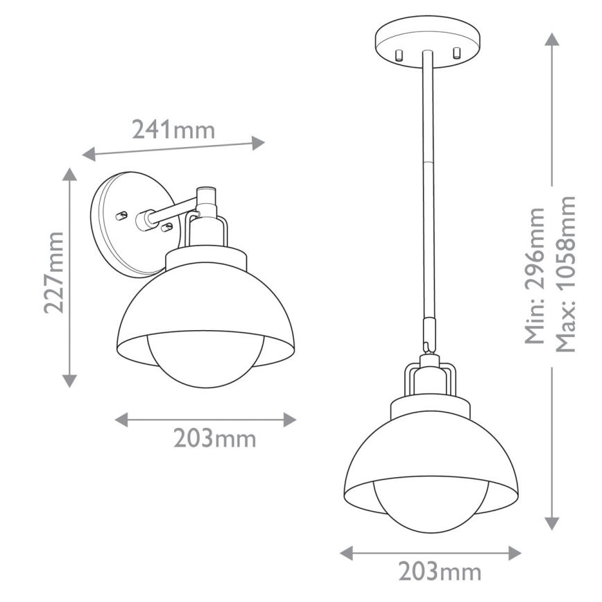Kichler - Аплик NIVA 1xE27/40W/230V черен