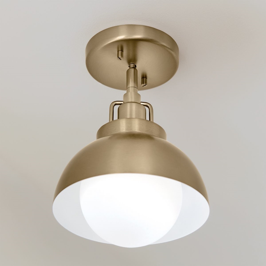 Kichler - Аплик NIVA 1xE27/40W/230V месинг