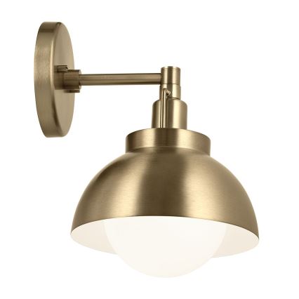 Kichler - Аплик NIVA 1xE27/40W/230V месинг