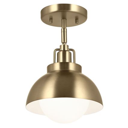 Kichler - Аплик NIVA 1xE27/40W/230V месинг