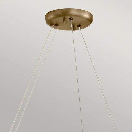 Kichler - Полилей на кабел PALTA 9xE14/40W/230V златист