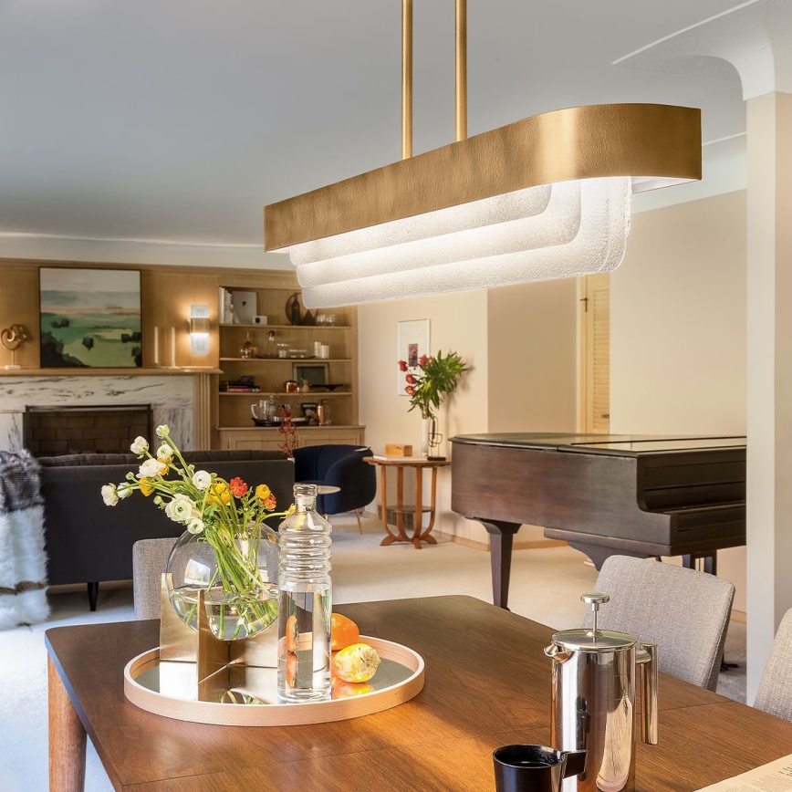 Kichler - LED полилей на прът SERENE LED/40W/230V златен