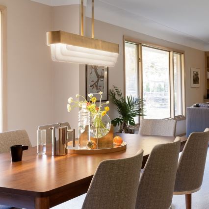Kichler - LED полилей на прът SERENE LED/40W/230V златен