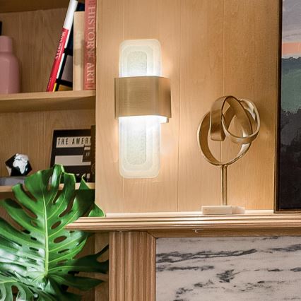 Kichler - LED Аплик SERENE LED/16W/230V месинг