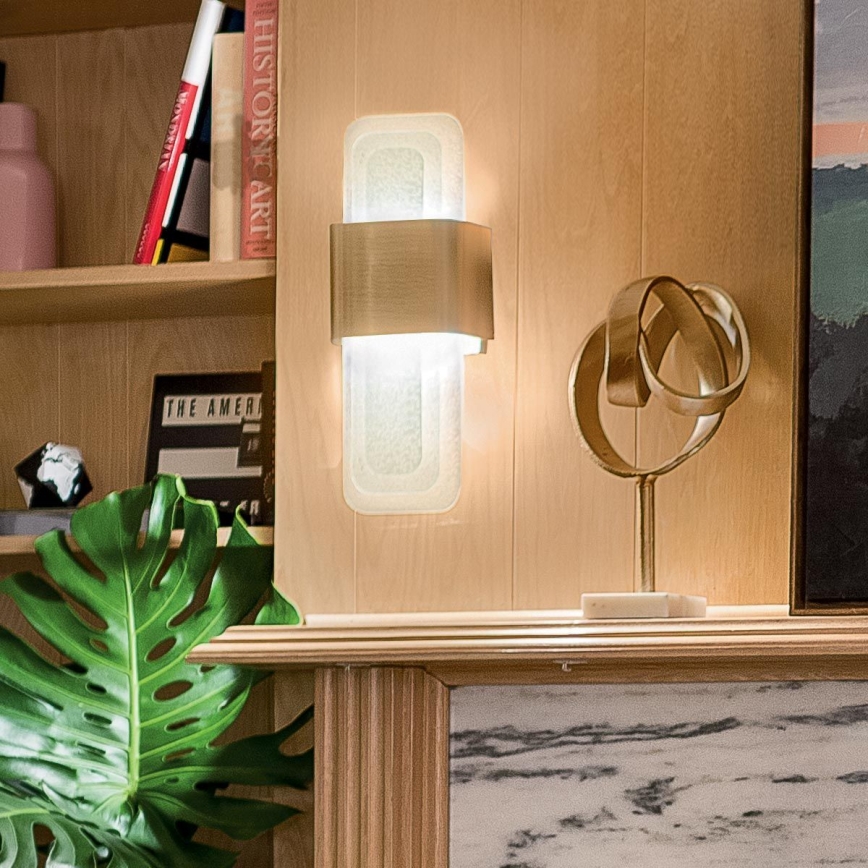 Kichler - LED Аплик SERENE LED/16W/230V месинг