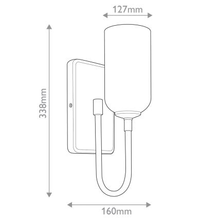 Kichler - LED осветително тяло за баня SOLIA 1xG9/3W/230V IP44 златно