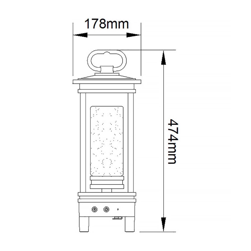 Kichler - LED Екстериорен акумулаторен настолна лампа с високоговорител SOUTH HOPE LED/3W/230V 8800 mAh IP44