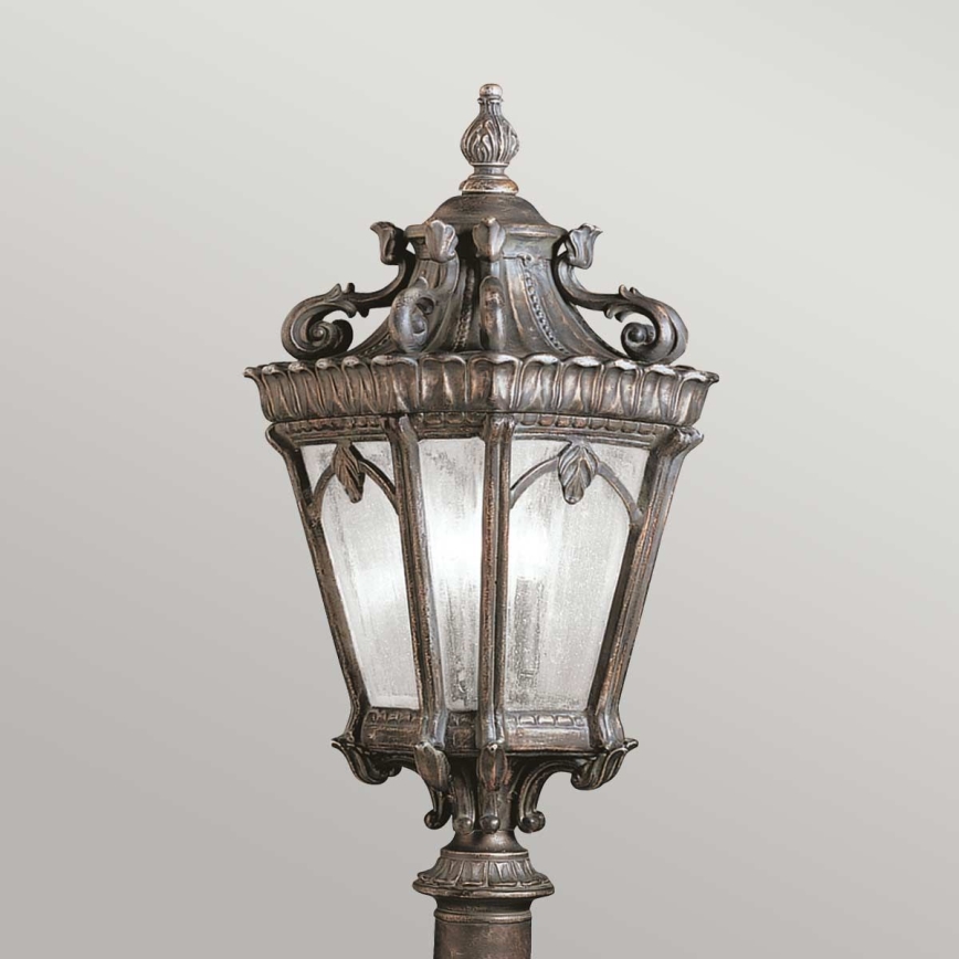 Kichler - Екстериорна лампа TOURNAI 3xE14/60W/230V IP44