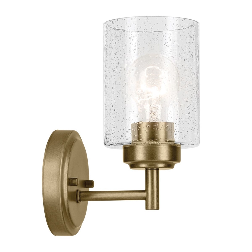 Kichler - Аплик WINSLOW 1xE27/60W/230V месинг