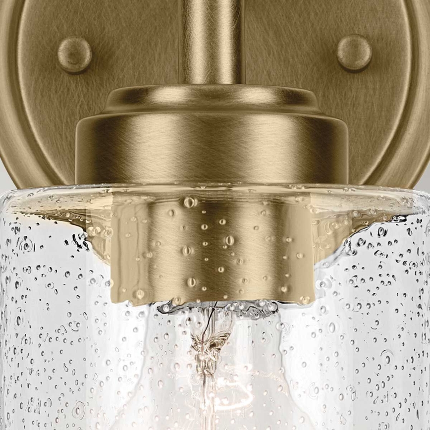 Kichler - Аплик WINSLOW 1xE27/60W/230V месинг