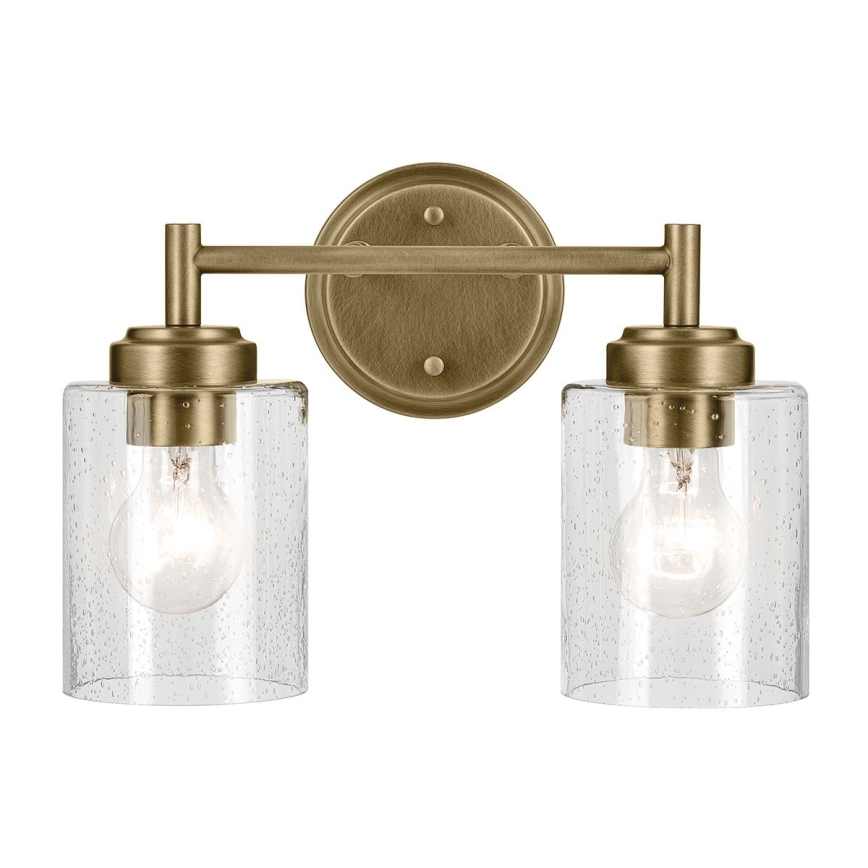 Kichler - Аплик WINSLOW 2xE27/60W/230V месинг