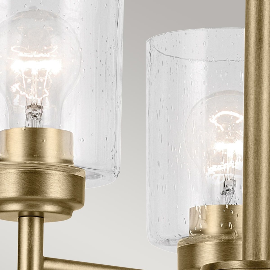 Kichler - Пендел WINSLOW 3xE27/60W/230V Ø 45,8 cm месинг