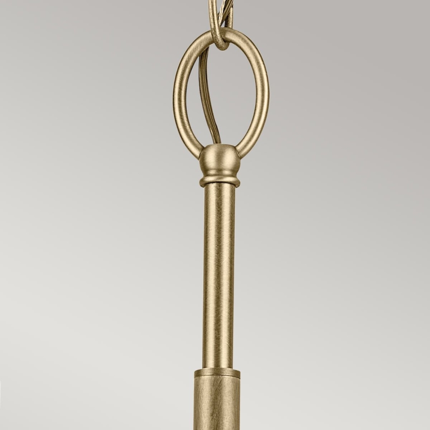 Kichler - Пендел WINSLOW 3xE27/60W/230V Ø 45,8 cm месинг