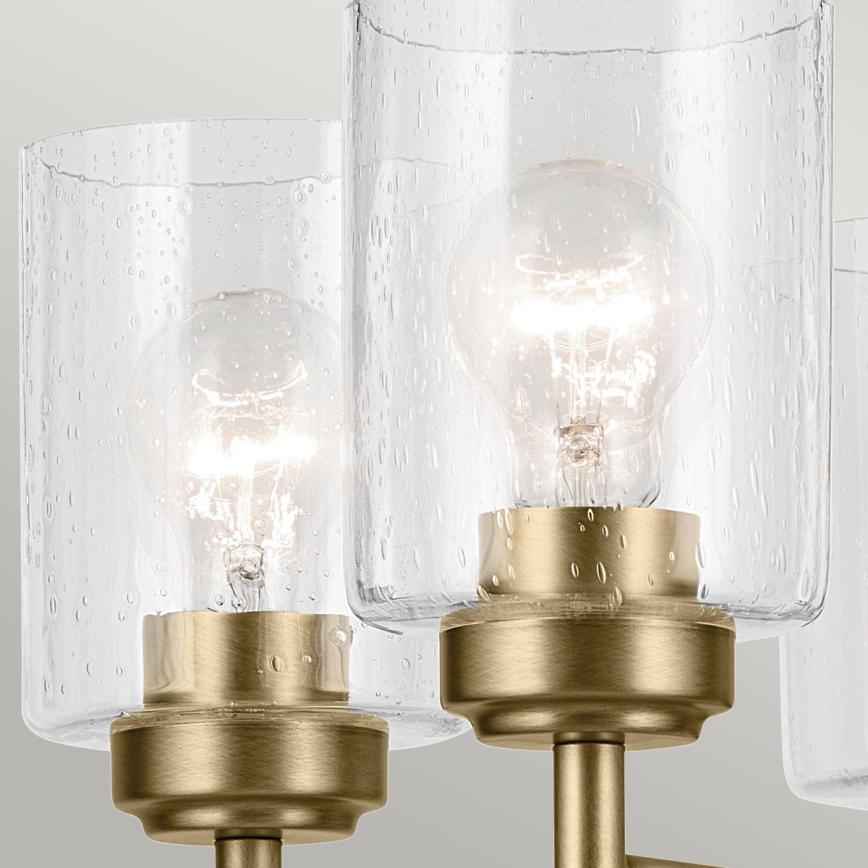 Kichler - Пендел WINSLOW 5xE27/60W/230V Ø 50,2 cm месинг
