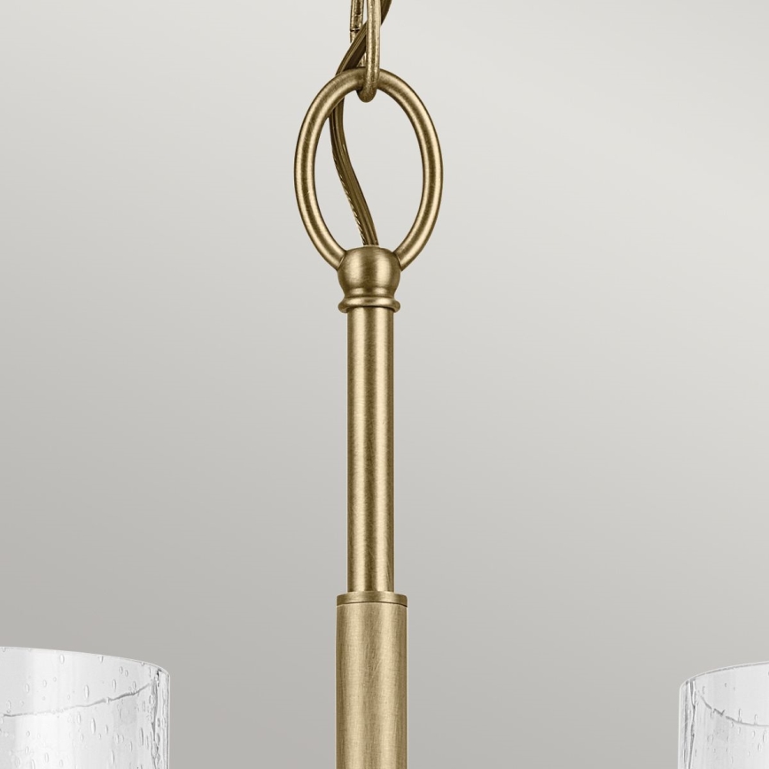 Kichler - Пендел WINSLOW 5xE27/60W/230V Ø 50,2 cm месинг