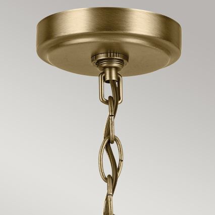 Kichler - Пендел WINSLOW 5xE27/60W/230V Ø 50,2 cm месинг