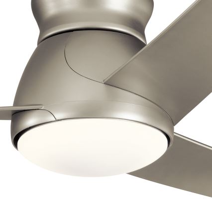 Kichler - LED Димируем таванен вентилатор ERIS LED/10W/230V матов хром IP44 + дистанционно управление