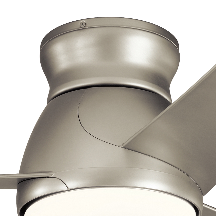 Kichler - LED Димируем таванен вентилатор ERIS LED/10W/230V матов хром IP44 + дистанционно управление